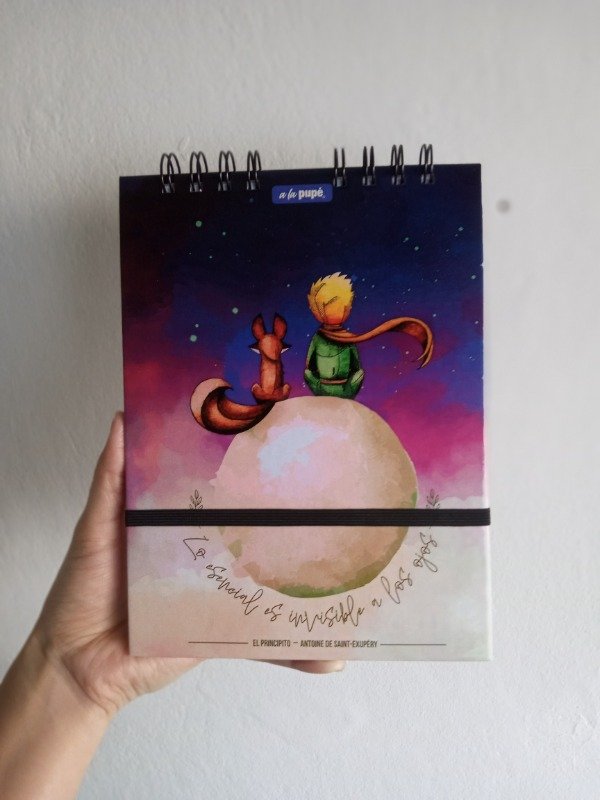 Producto - Block c/ Anillo " El Principito" 15x21 cm