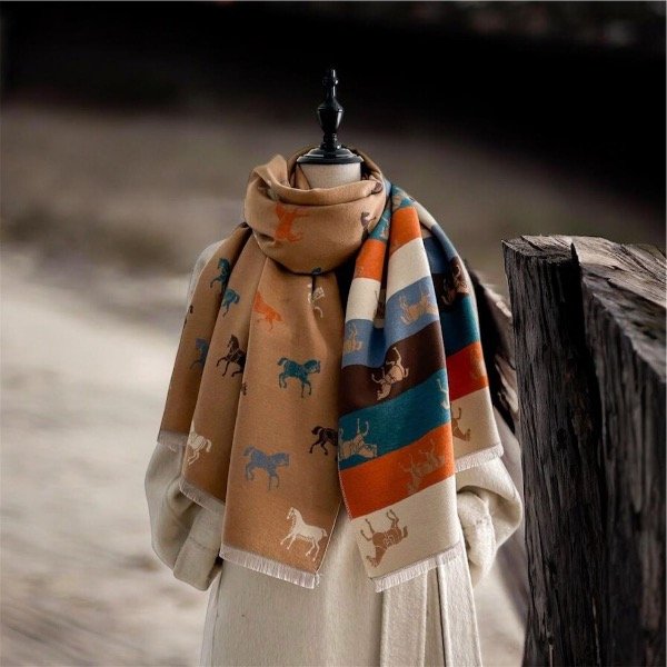 Producto - BUFANDA ÉLITE HORSE CAMELLO