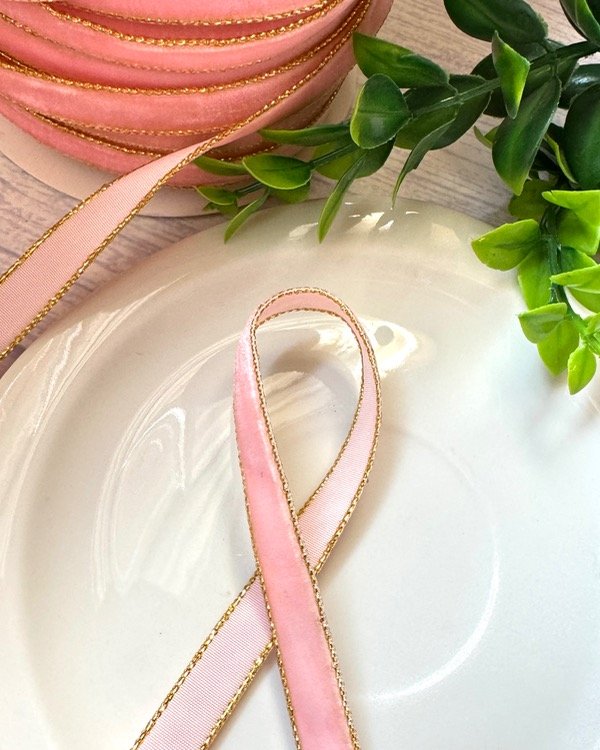 Producto - CINTA SIMIL PANA ROSA Y ORO 1 CTM