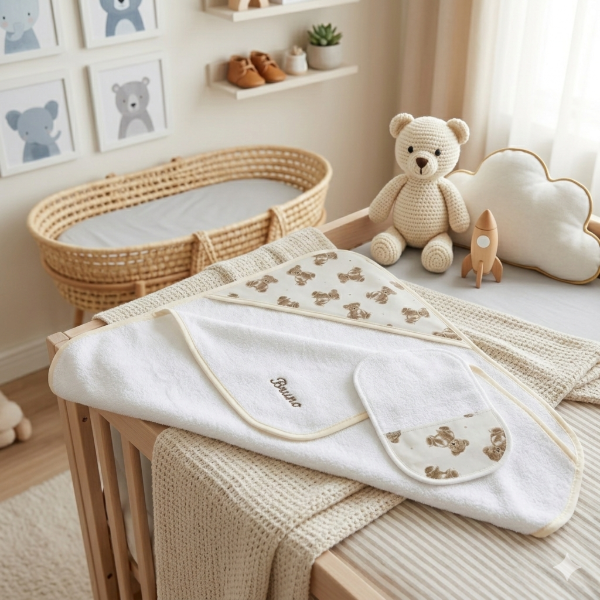 Producto - Toalla bordada + babita