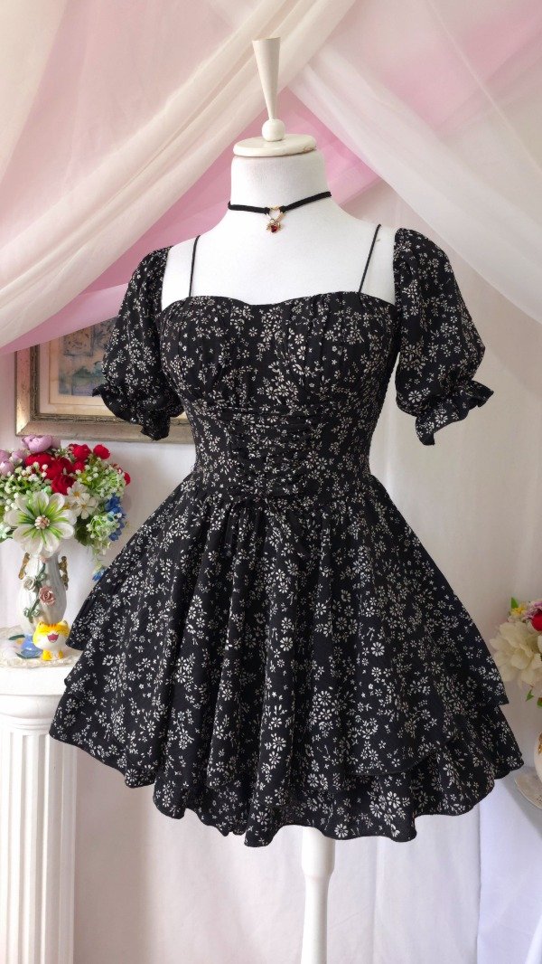 Producto - Vestido Sarah Negro Estampado! IMPORTADO NUEVO