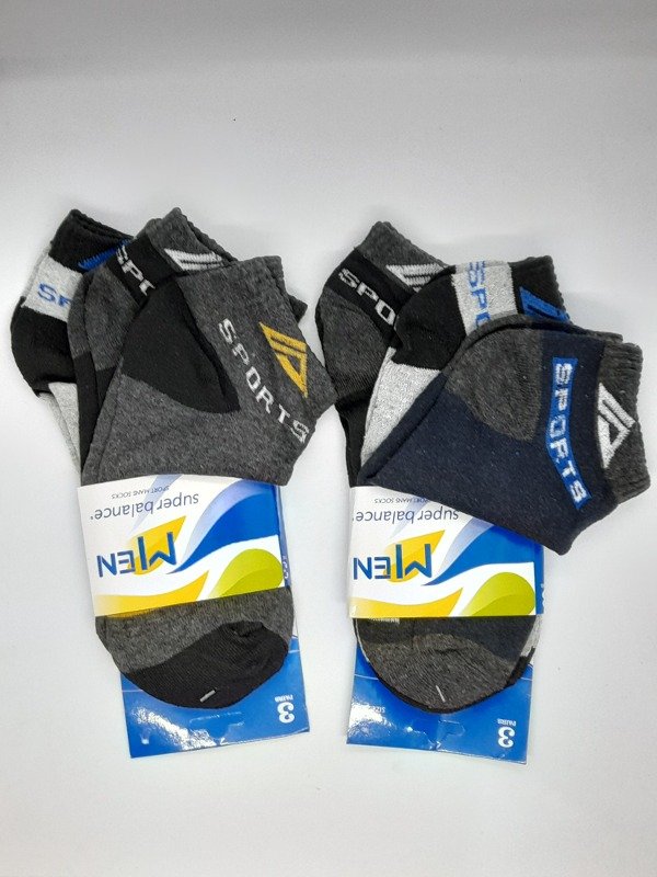 Producto - Medias hombres soquete x3 pares