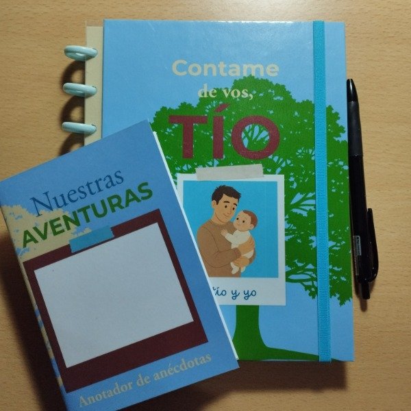 Producto - Contame de vos - Tío - Libro De Recuerdos - 3 al cubo