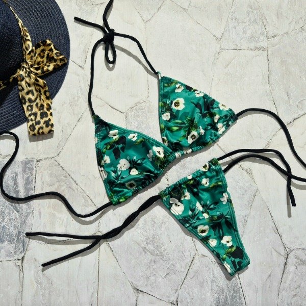Producto - Bikini triangulo verde - talle 85