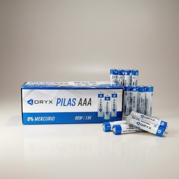 Producto - SET DE DOS PILAS AAA ORYX