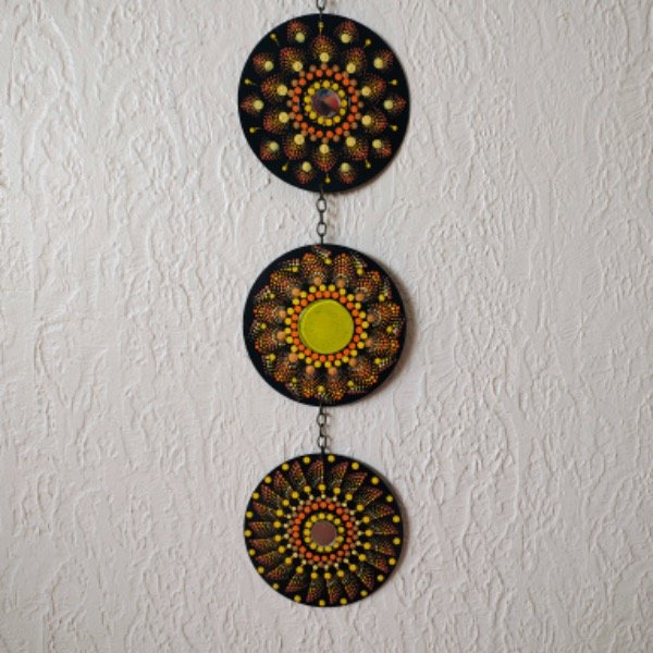 Producto - Mandalas "Sol": colgante triple