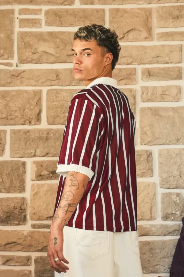 Producto - CAMISETA STRIPES BORDO - BMBPRJCT - 3