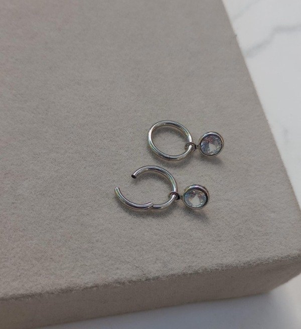 Producto - Argollitas con Bisagra y Cubic - Redondos - 0