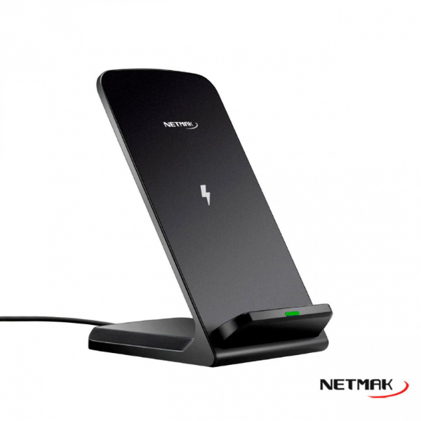 Producto - Cargador inalambrico c/soporte -tecnologia Qi -15W -cable USB type-C