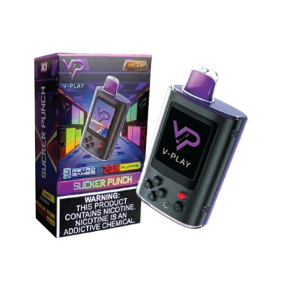 Producto - (POD DESCARTABLE) V-PLAY 20K RETRO GAMES - SUCKER PUNCH