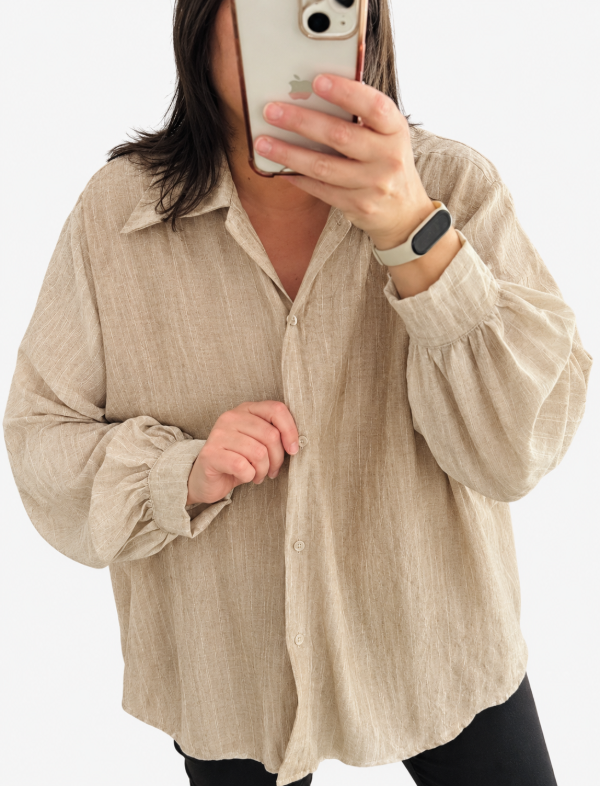 Producto - Camisa Visón Beige - 1