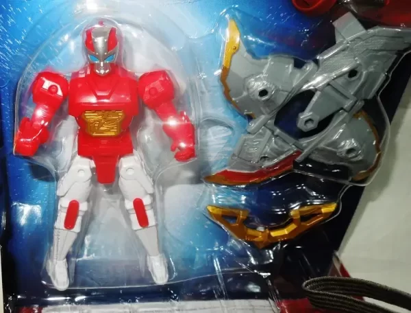 Producto - Power Rangers Ninja Steel Armored Robo Red Zord Alto 13 cm - 5
