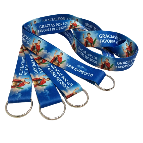 Producto - Landyards - San Expedito azul