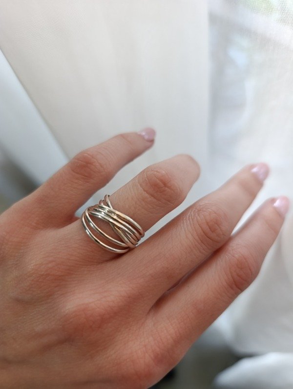Producto - Anillo 7 hilos de plata - 3