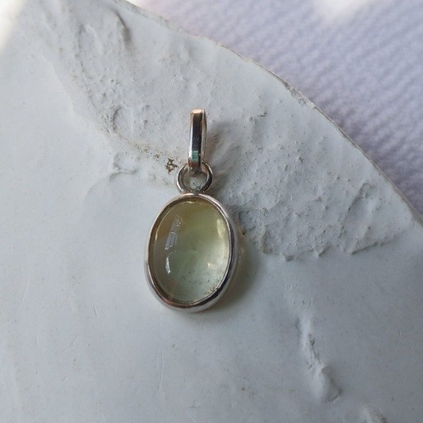 Producto - Dije plata 925 citrino 8x10mm