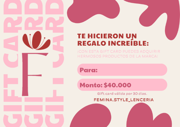Producto - GIFT CARD - 3