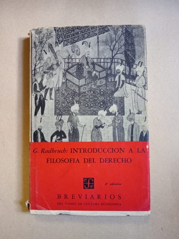 Producto - Introducción a la filosofía del derecho - G. Radbruch - FCE 1965 - T D
