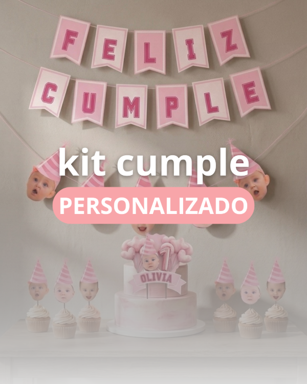 Producto - Kit deco cumple PERSONALIZADO