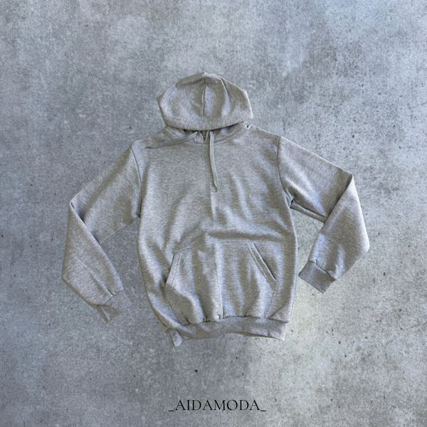 Producto - hoodie basic grey
