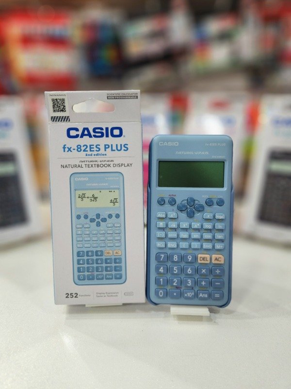 Producto - Casio Fx-82ES CELESTE Plus 252 funciones