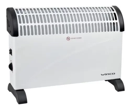 Producto - Calefactor convector eléctrico estufa panel 2000w Winco W182 color Blanco