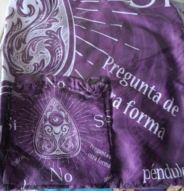 Producto - Paño más bolsita de tarot violeta