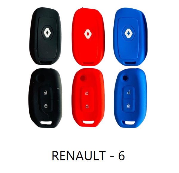 Producto - FUNDA DE SILICONA CUBRE LLAVE RENAULT 6