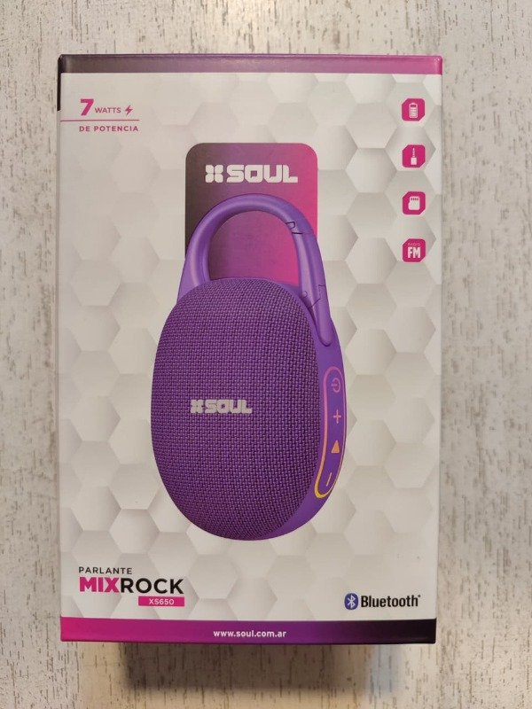 Producto - PARLANTE SOUL MIX ROCK XS650 VIOLETA