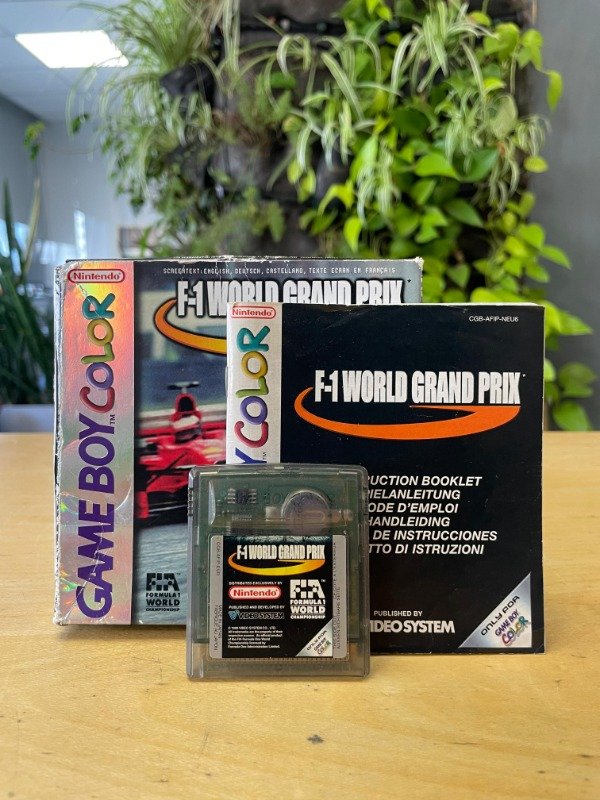 Producto - F-1 World Grand Prix - Nintendo Gameboy Color Caja Y Manual