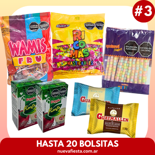 Producto - COMBO DE GOLOSINAS #3