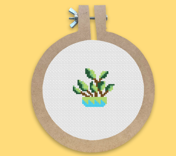 Producto - Plantita - Kit de punto cruz