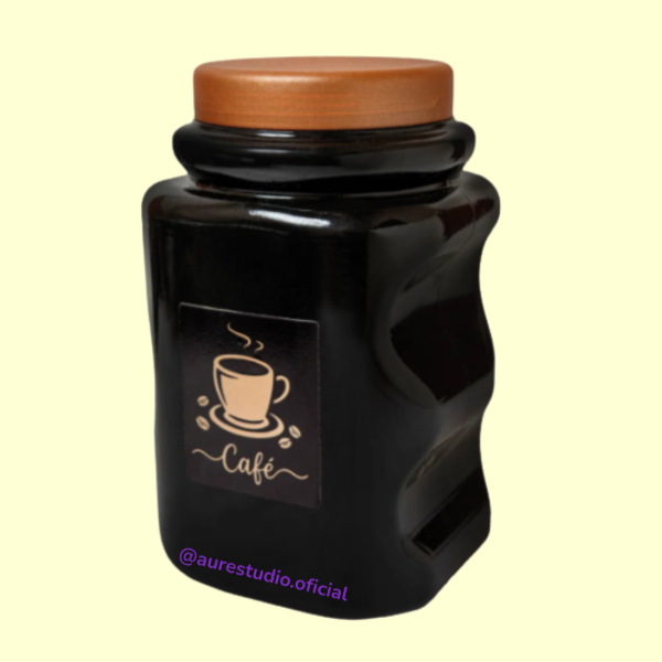 Producto - TARRO PARA CAFÉ BRONCE 2000CC