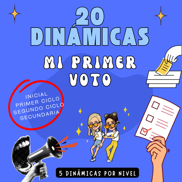 Producto - PACK 20 DINAMICAS MI PRIMER VOTO