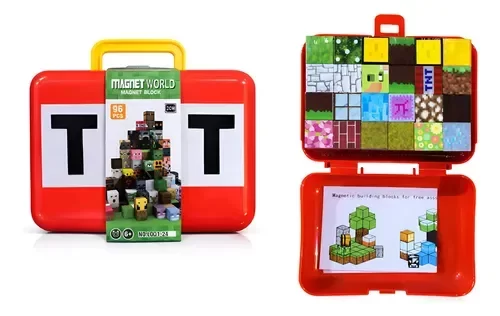 Producto - MAGNETICOS MINECRAFT 96PCS