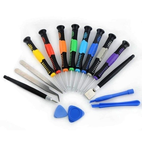 Producto - Kit 8 Destornilladores Reparación de Celulares de Alta Precisión con Accesorios