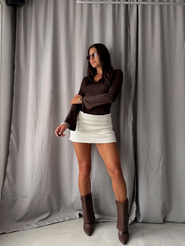 Producto - Falda loreley tejido forrada cierre