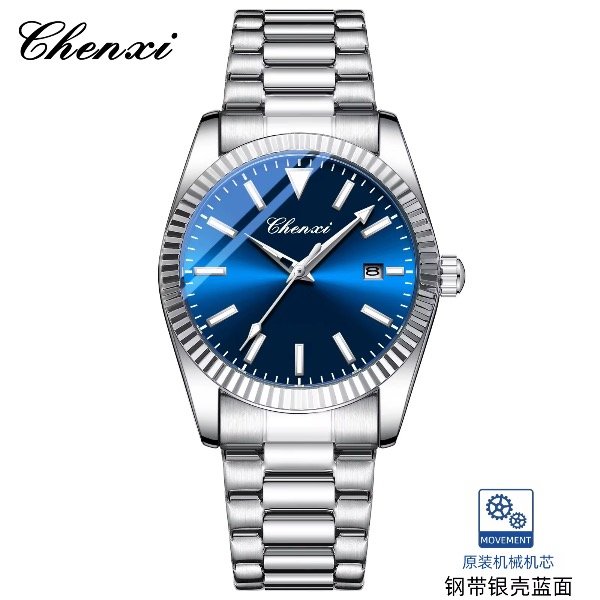 Producto - CHENXI PLATA AZUL (automático)