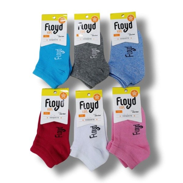 Producto - Soquete Floyd Lisos Surtidos Niños X1
