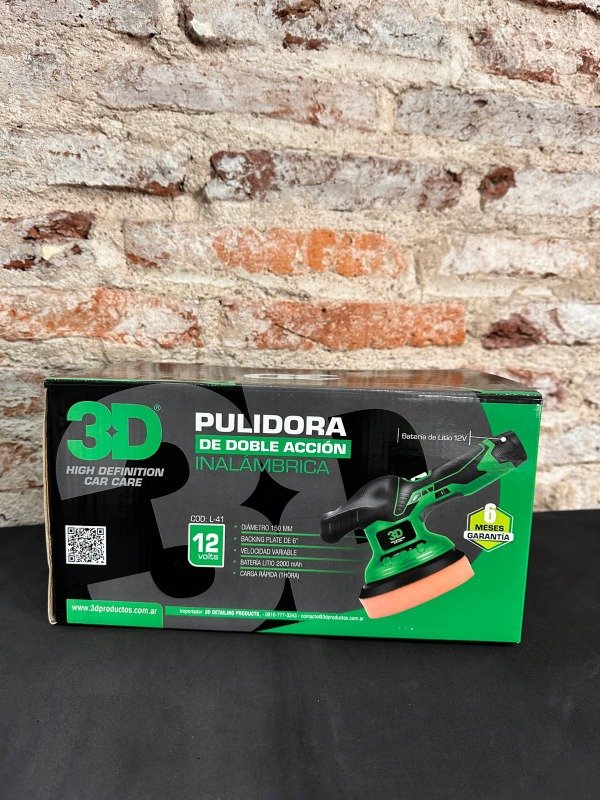 Producto - Pulidora Rotorbital Inalámbrica 3D - 0