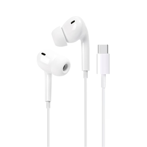 Producto - Auricular c/microfono -intrauditivo -usb type-c -caja -white -Kolke