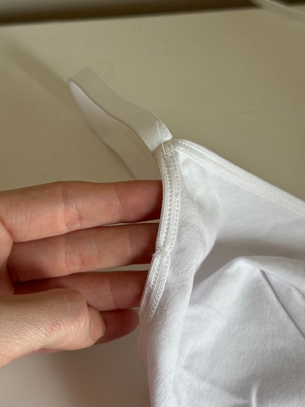 Producto - Conjunto infaltable algodón blanco (Less regulable ) fallita - 1