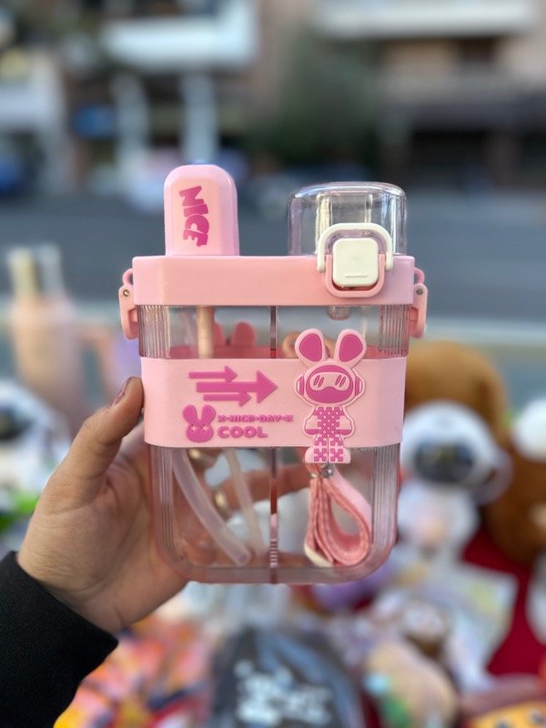 Producto - BOTELLA INFANTIL DOBLE PICO KAWAII