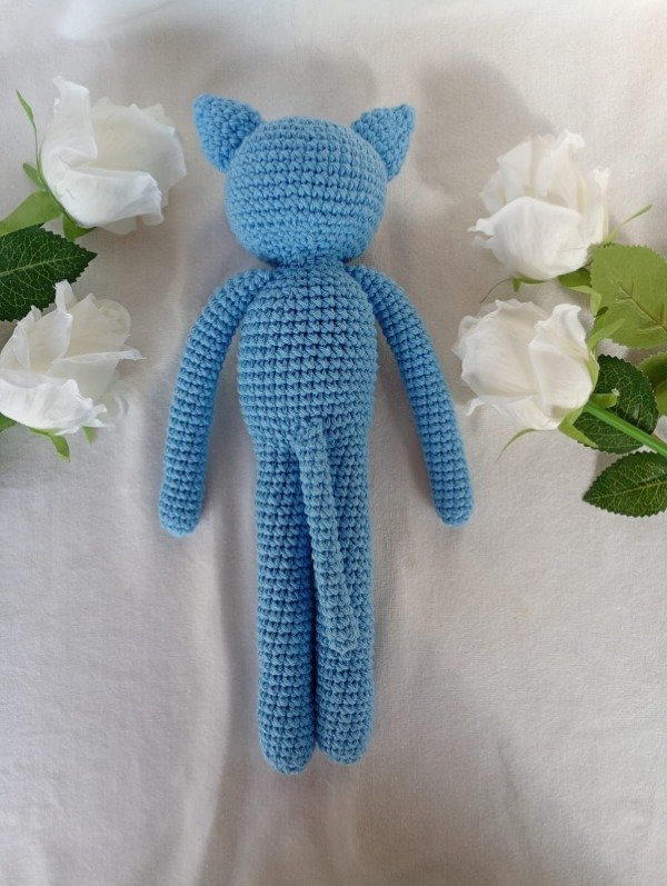 Producto - Kit De Apego Gatita- Manta+Amigurumi+Sonajero - 4