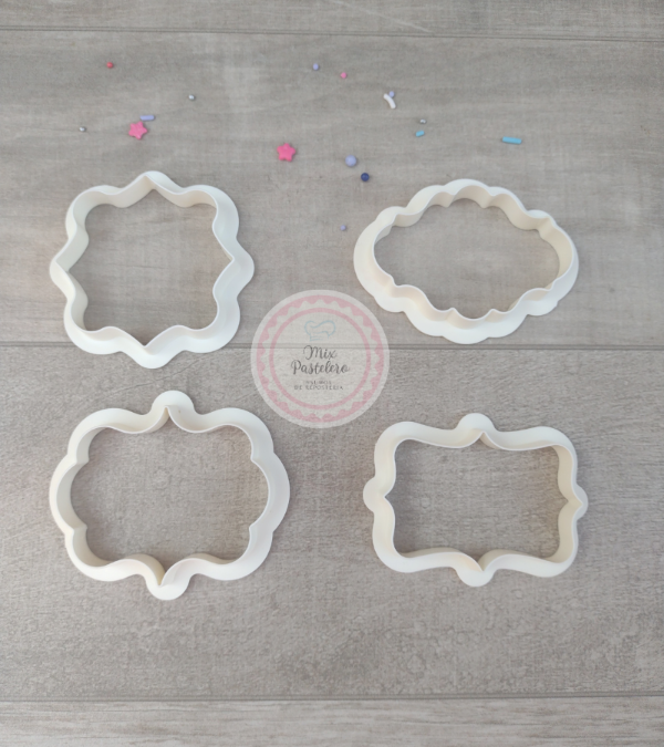 Producto - Set 4 Cortantes Marcos Vintage