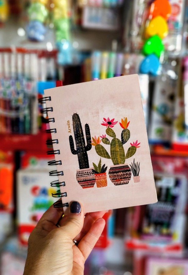 Producto - Agenda 2 Días por página 2026 A6 Cactus