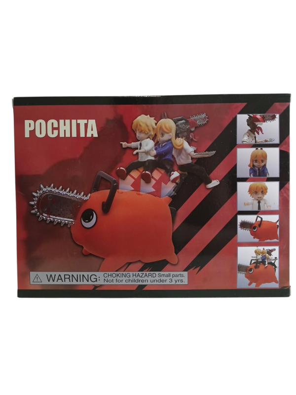 Producto - Figura Pochita Chainsaw Man Motosierra Premium Importada - 4