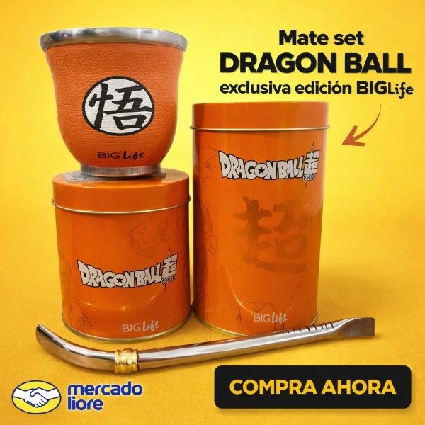 Producto - Set De Mate Dragon Ball Z Con Bombilla Premiun Big Life