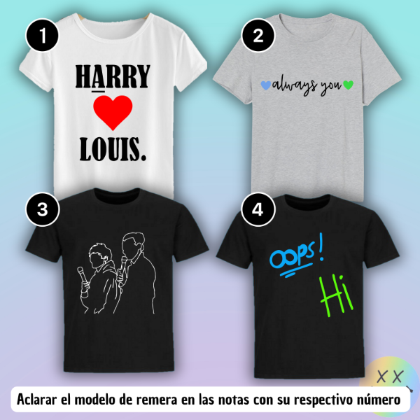 Producto - Remeras Larry Stylinson #1 (varios modelos)
