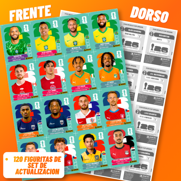Producto - SET ACTUALIZACION - MUNDIAL 2026 - (8 USD)
