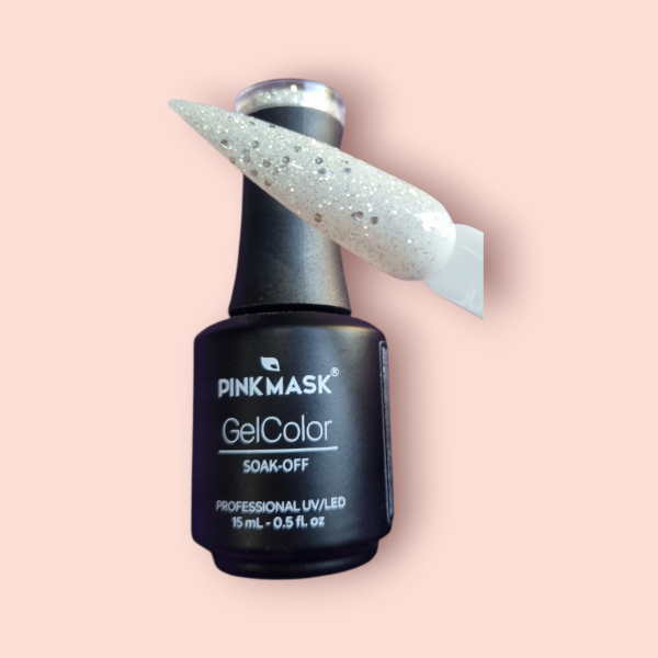 Producto - SEMI GLITTER PINK MASK 635